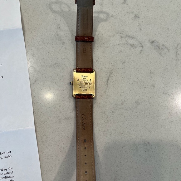 Cartier Must Tank Vermeil Watch - Picture 3 of 11